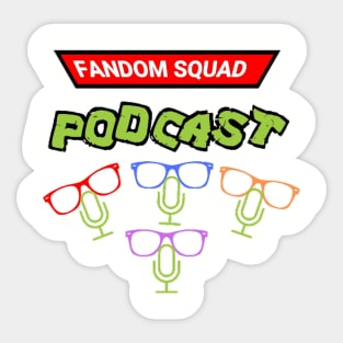 Fandom squad podcast turtle fandom Sticker